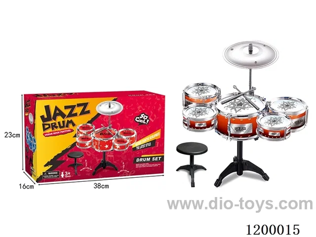 drum set in color box