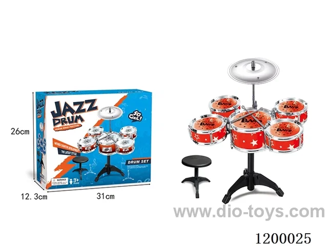 drum set in color box