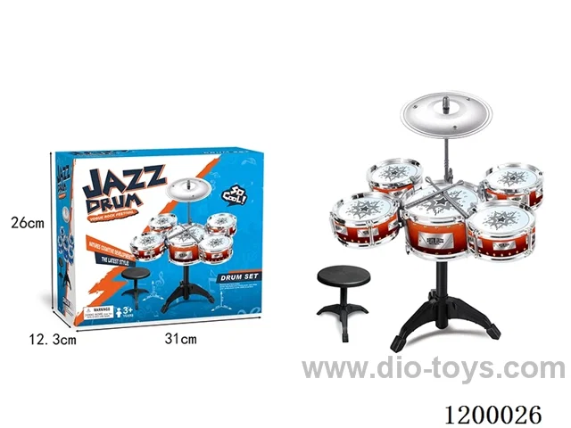 drum set in color box