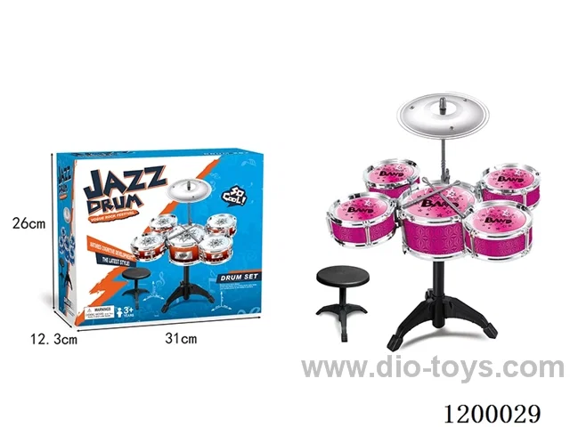 drum set in color box