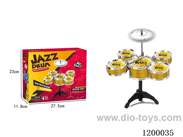 drum set in color box