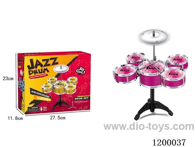 drum set in color box