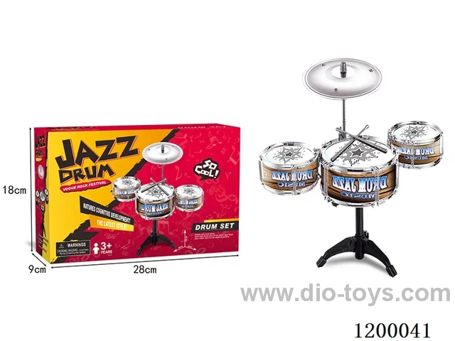 drum set in color box