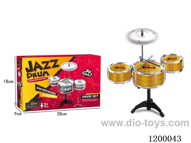 drum set in color box