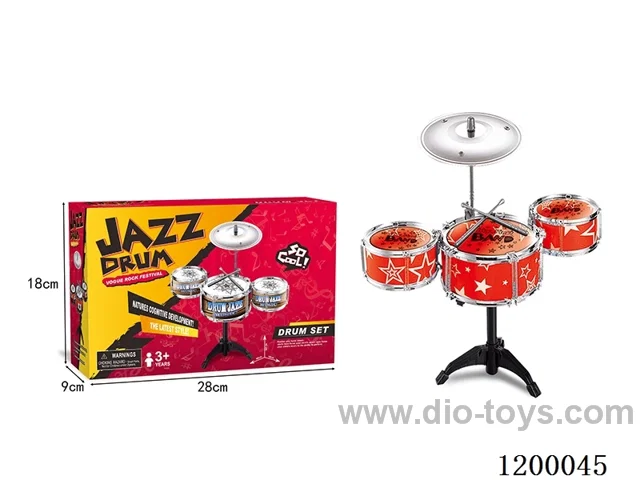 drum set in color box