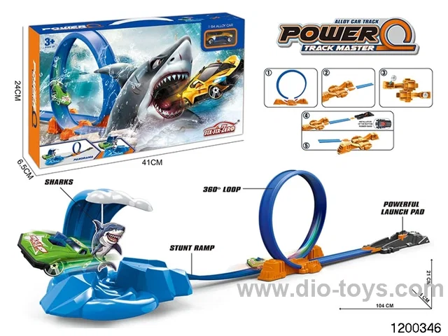 Alloy Catapult Shark Track Set