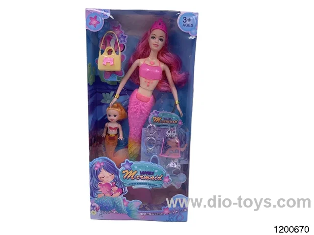 11 inch doll set with light