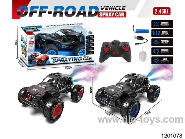 2.4G 6ch RC car with light