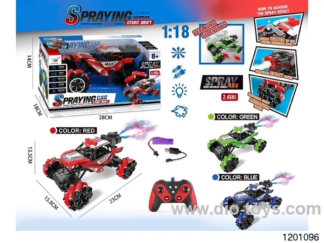 1:18 2.4G 9ch RC car with light