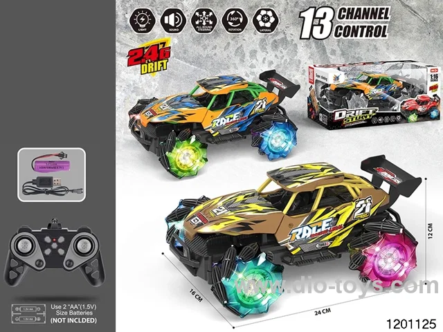 1:16 13ch seven-color sound and light RC car