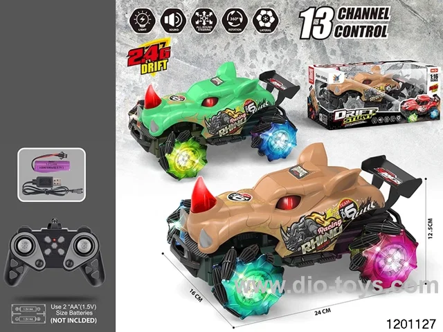 1:16 13ch seven-color sound and light RC car