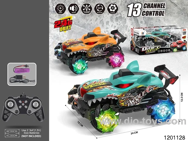 1:16 13ch seven-color sound and light RC car