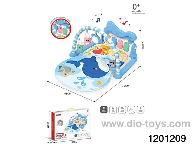 baby play gym in color box