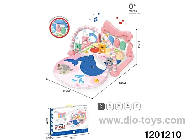 baby play gym in color box