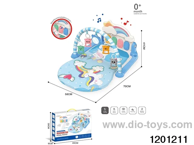 baby play gym in color box