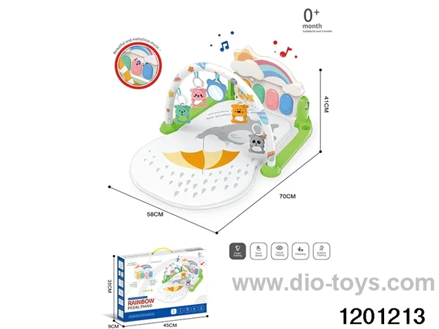 baby play gym in color box
