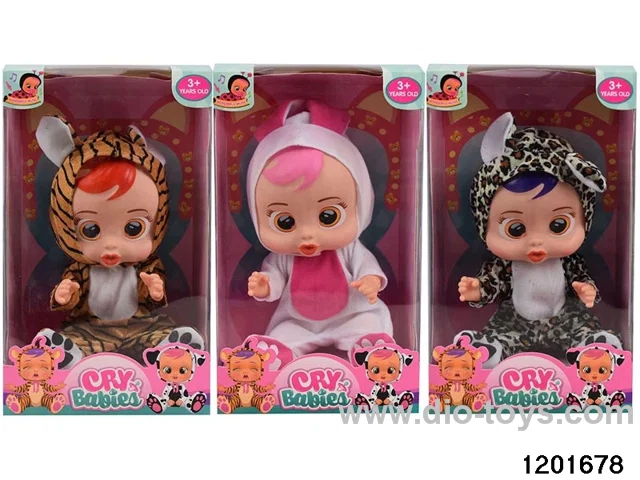 16-inch  crying baby doll with music/baby teat