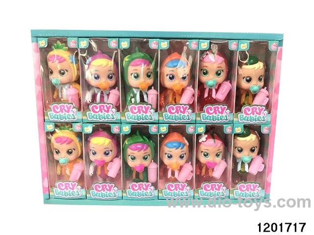 6-inch baby doll with cry function in 12pcs dispaly box