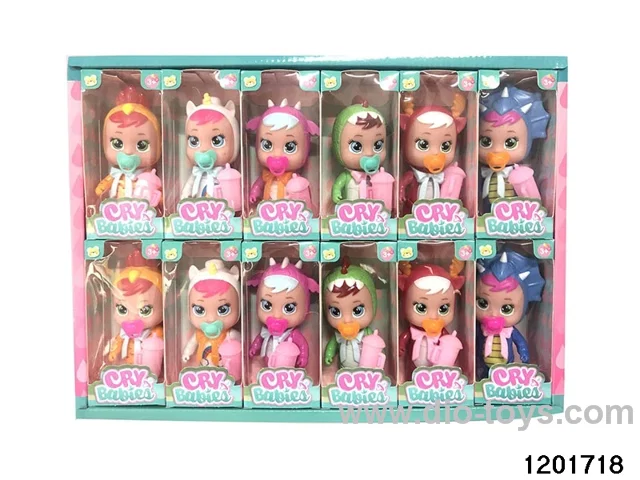 6-inch baby doll with cry function in 12pcs display box