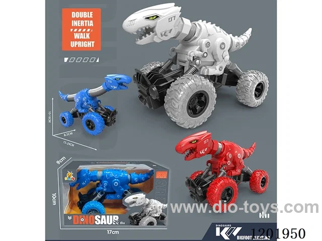 Dual pull back car