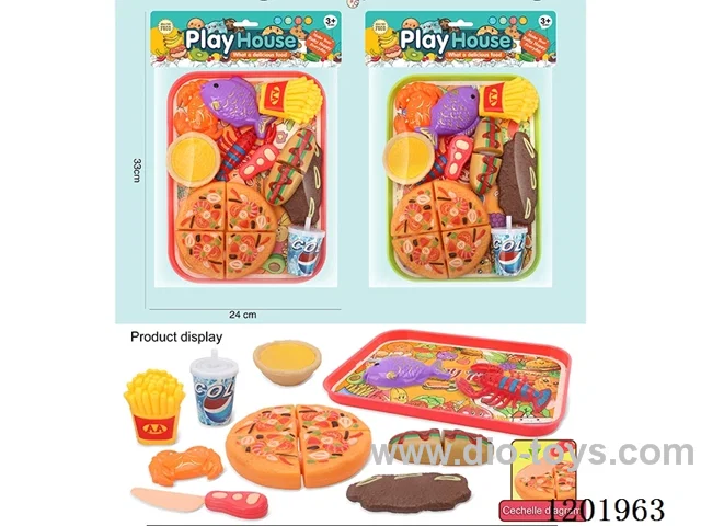 Pizza cutting set