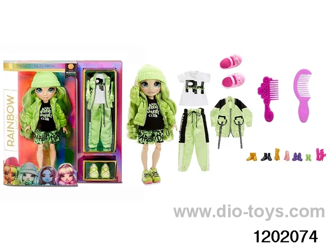 10 inch 12 jointed real body doll set in window box