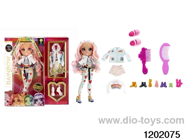 10 inch 12 jointed real body doll set in window box