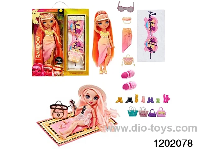 10 inch 12 jointed real body doll set in window box