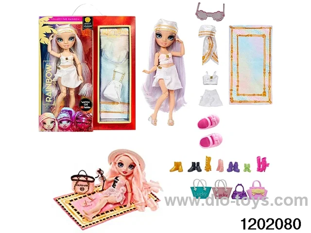 10 inch 12 jointed real body doll set in window box