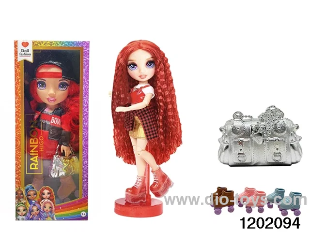16 inch doll set with lights and music in window box