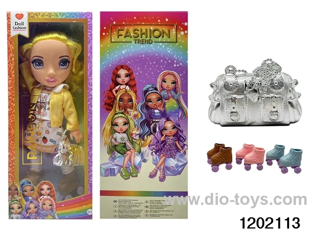 16 inch doll set with lights and music in window box