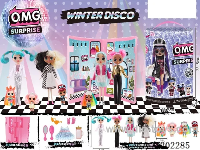 Large Carrying Case Winter Double Doll