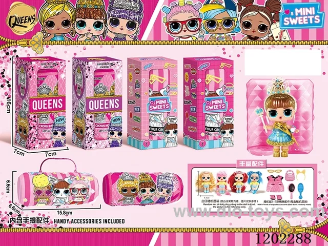 MINISWEETS Surprise Surprise Little Doll Diamond Small Capsule - 4 Colors Individual Color Boxes