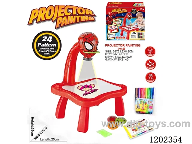 writing tablet with projection (small packages)
