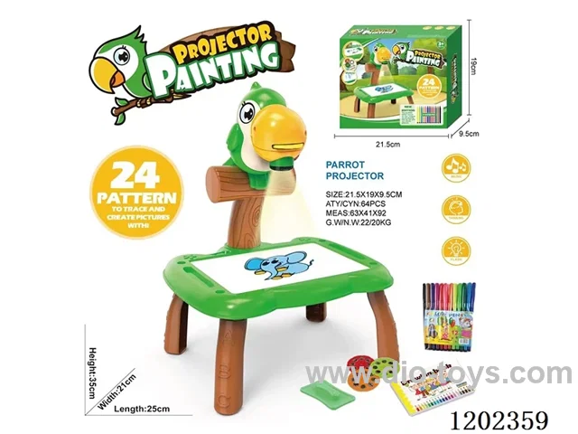 writing tablet with projection