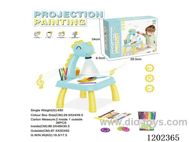 writing tablet with projection