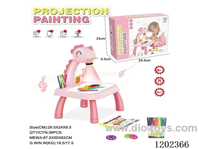 writing tablet with projection