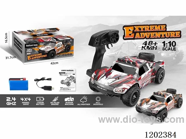 1:10 Full Scale 4WD RC High Speed Buggy Short Truck Red / Orange