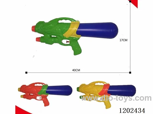 Solid color dual nozzle water gun