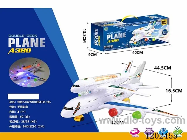 Double layer A380 universal music and lighting aircraft not included battery