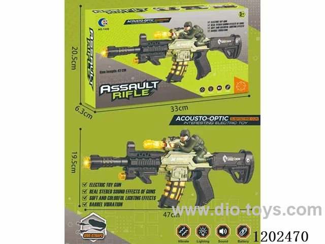 Infrared vibration voice gun not included battery