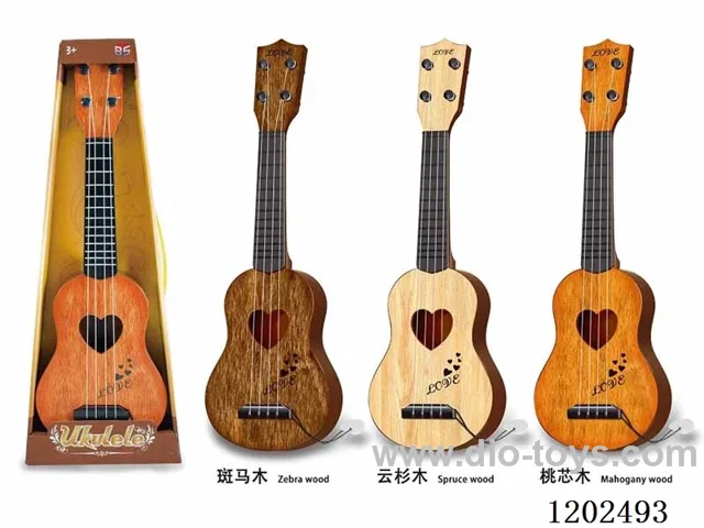 Peach Heart Four String Guitar