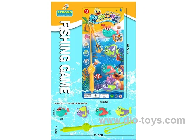 Fishing Set (Magnetic Fishing Rod + Q-version Small Fish 5-piece Set)