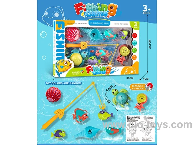 Fishing set (water play set + magnetic fishing 9-piece set)