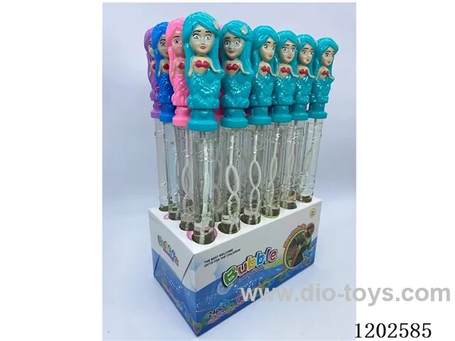 Spray paint mermaid bubble wands (24pcs)