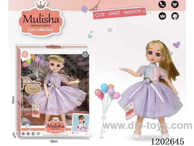 (GCC) MULIHSA Fashion Doll Series, 12 inch 12 jointed dolls