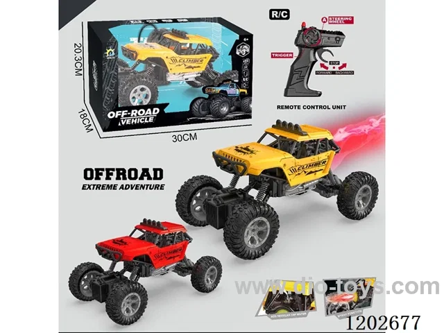 1:14 4ch 27MHZ rc car with spray not included battery