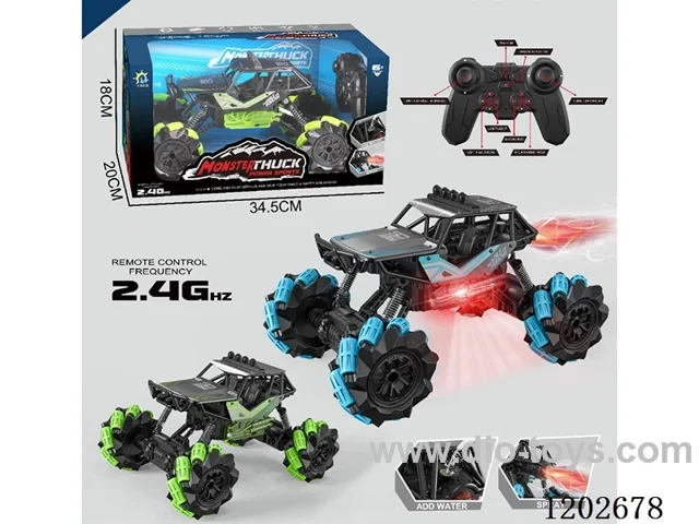 1:14 Off-road Sidewalk Climber included battery(with spray, 2.4G)
