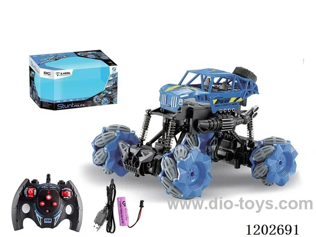 1: 18 rc stunt car with light 2.4G (included battery)