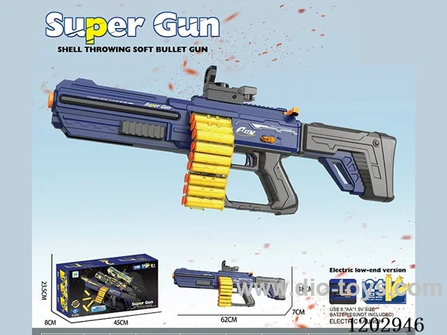 Manual/automatic integrated soft bullet gun